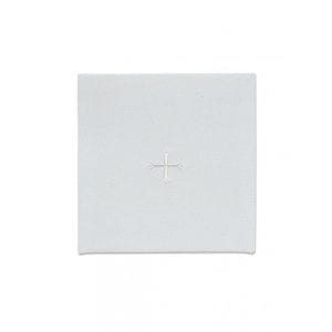 6″ x 6″ White Cross Design