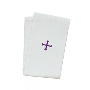 12″ x 20″ Purple Cross Design