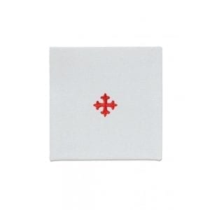 6″ x 6″ Linen Pall with Red Cross