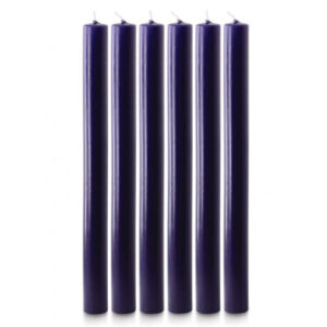 12″ x 1″ Advent Candles O/D (6 Purple)