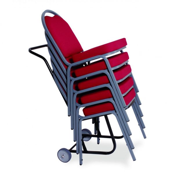 Metal Stacking Waterfall High Back Chair - Image 2
